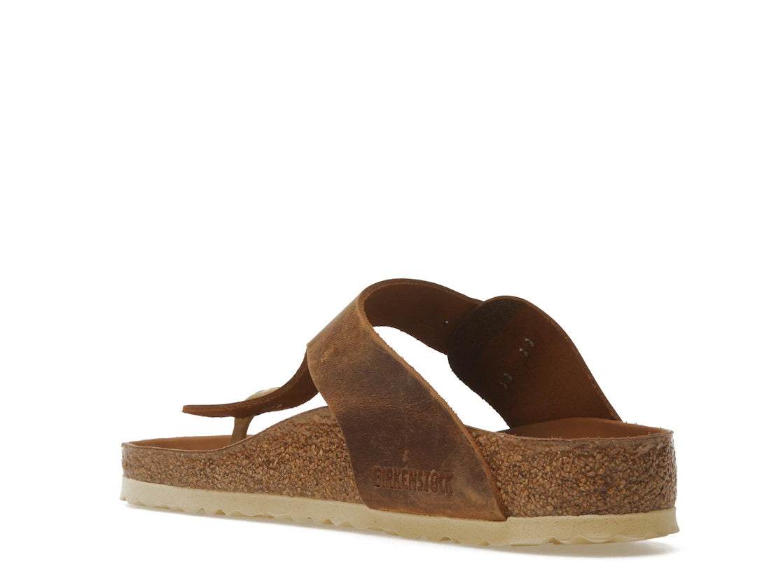 Birkenstock Gizeh Big Buckle Oiled Nubuck Cognac (Women's) - vue secondaire B