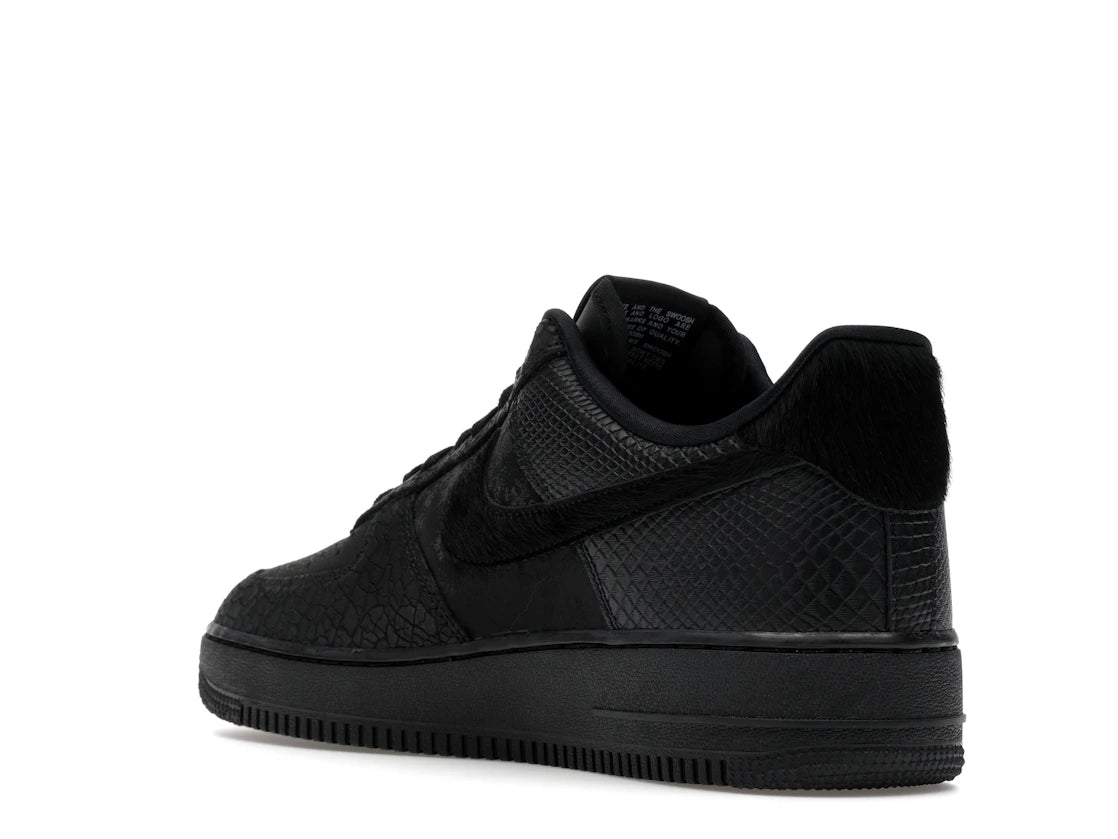 Nike Air Force 1 Low '07 LX 3X Celebration Triple Black - vue secondaire B