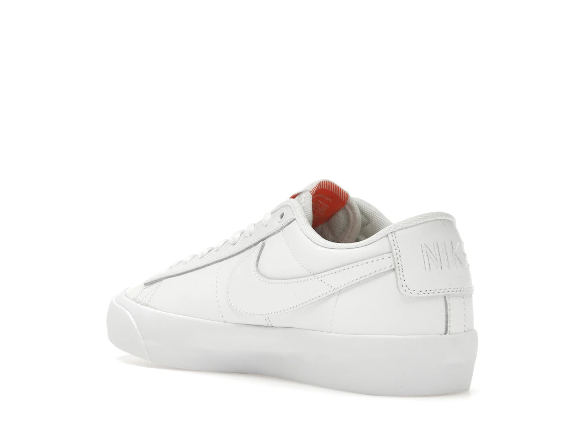 Nike SB Zoom Blazer Low Pro GT ISO Triple White - vue secondaire B