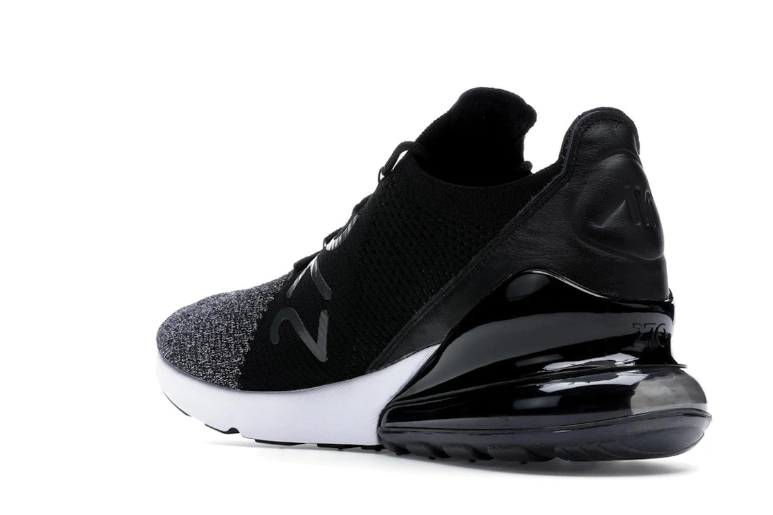 Nike Air Max 270 Flyknit Black White - vue secondaire B