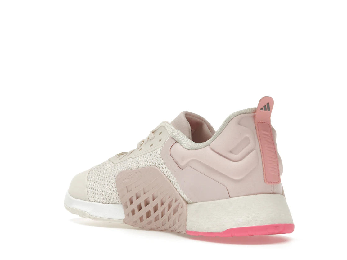 adidas Dropset 3 Chalk White Iron Metallic Semi Pink Spark (Women's) - vue secondaire B