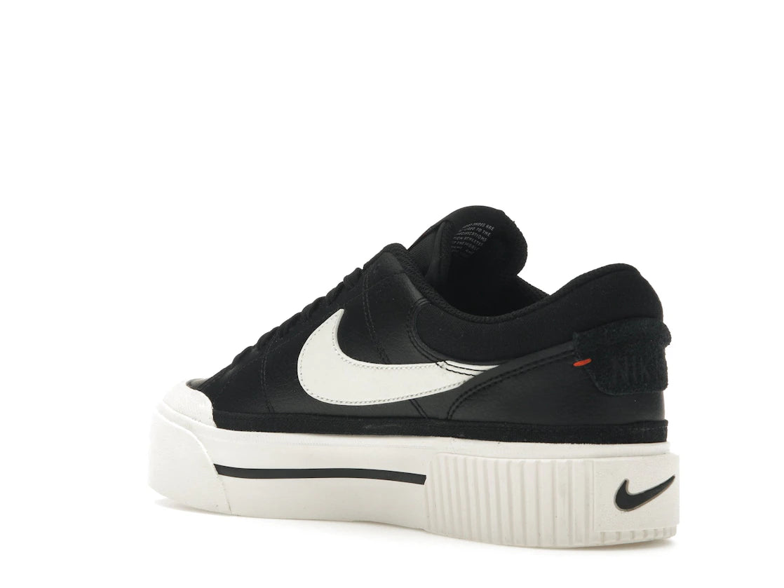 Nike Court Legacy Lift Black Sail (Women's) - vue secondaire B