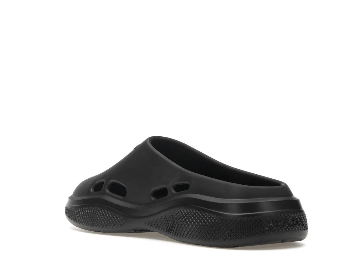 Prada Foam Rubber Mule Black - vue secondaire B