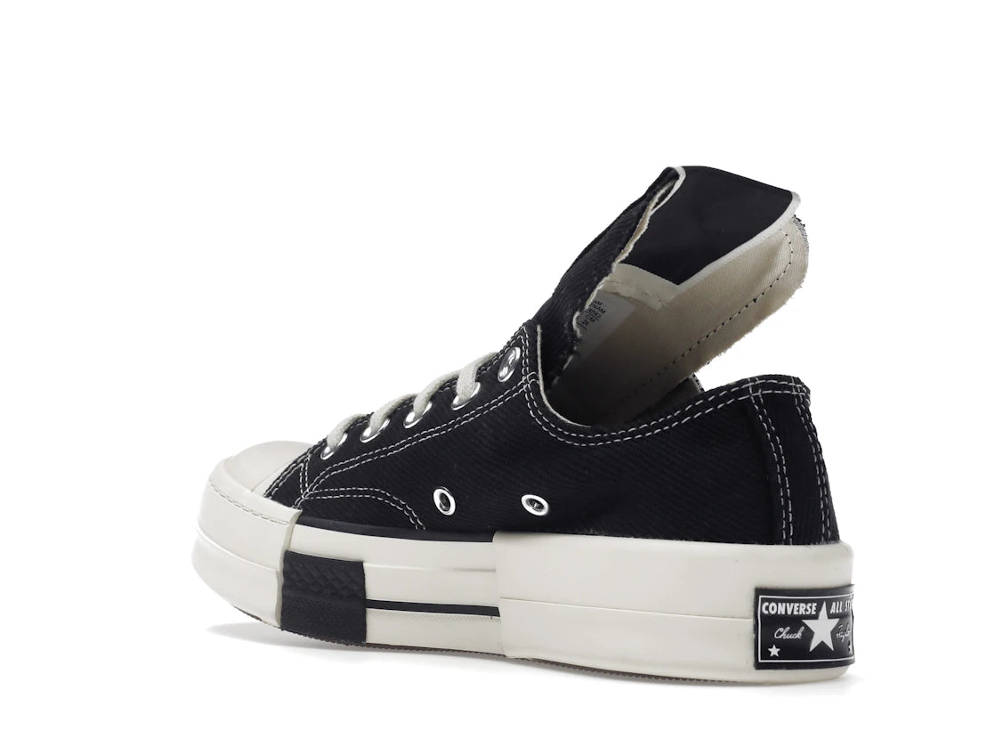 Converse DRKSTR Chuck Taylor All Star 70 Ox Rick Owens DRKSHDW Black - vue secondaire B