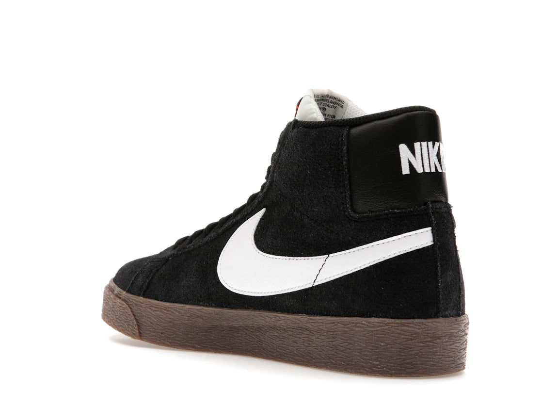 Nike SB Zoom Blazer Mid Black White Dark Gum - vue secondaire B