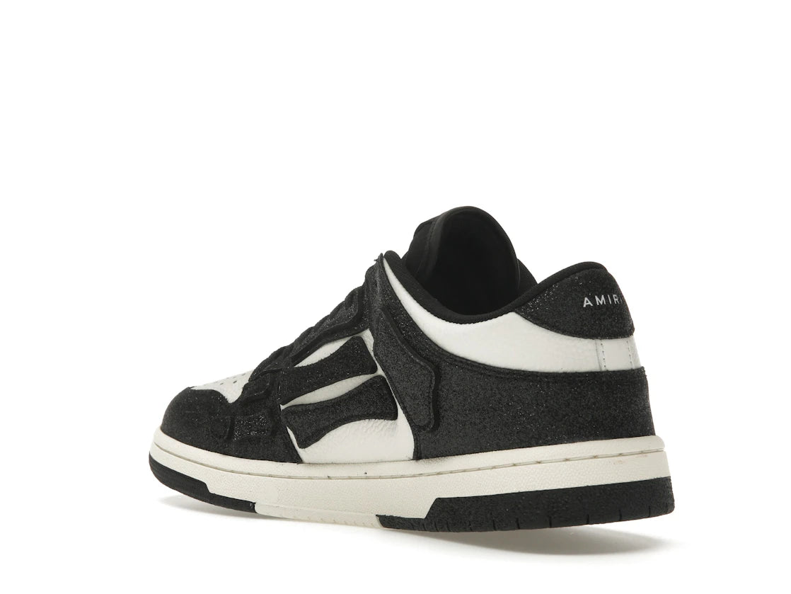 AMIRI Skel Top Low Shimmer Black White - vue secondaire B