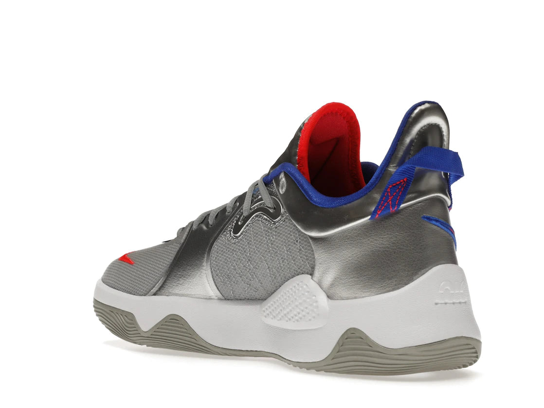 Nike PG 5 Clippers Metallic Silver - vue secondaire B