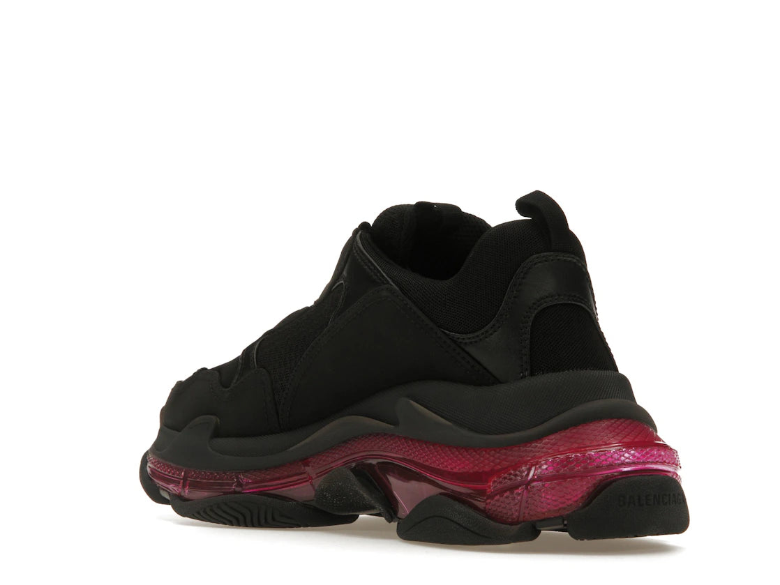 Balenciaga Triple S Clear Sole Neon Pink - vue secondaire B