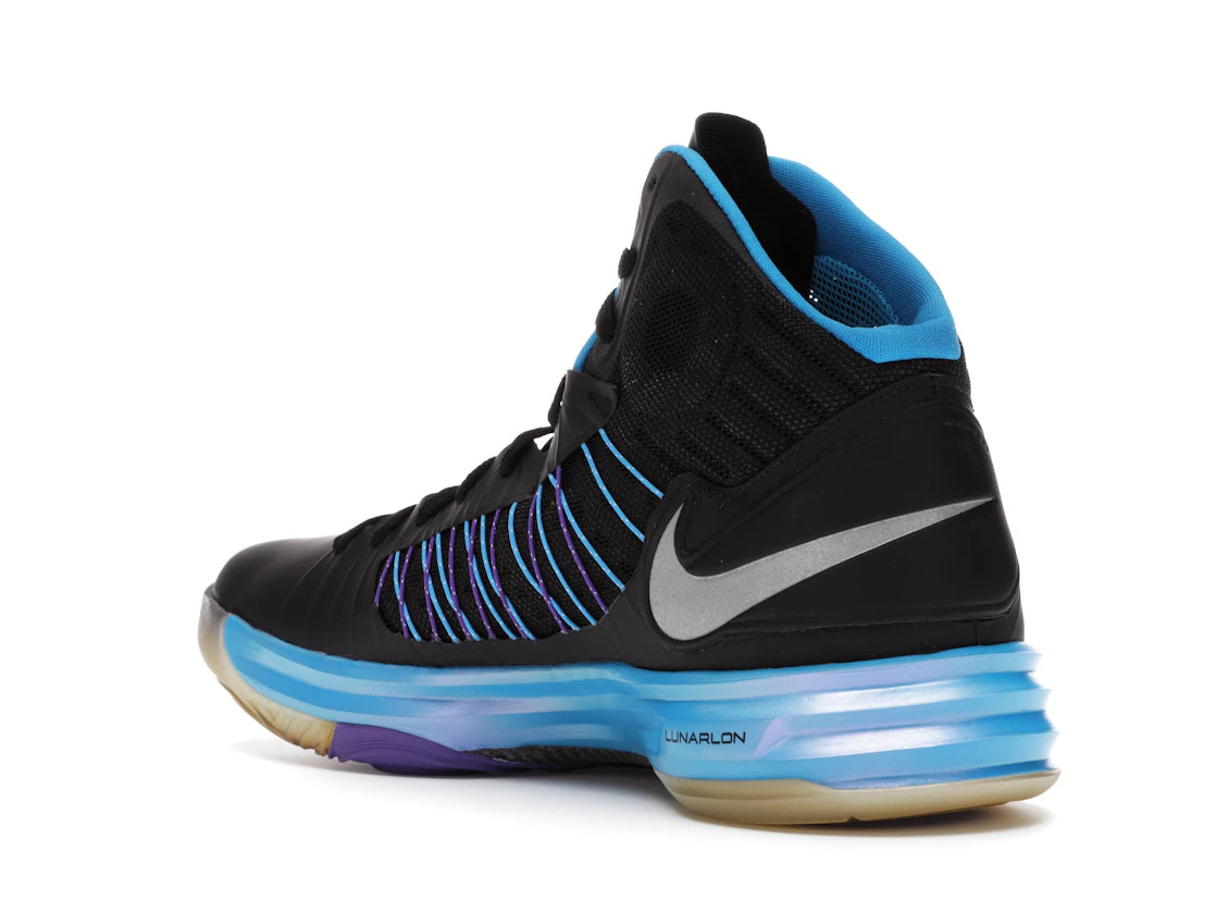 Nike Hyperdunk Plus Black Blue Glow - vue secondaire B