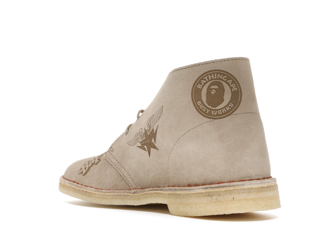 Clarks Desert Boot Bape Grey Embossed - vue secondaire B