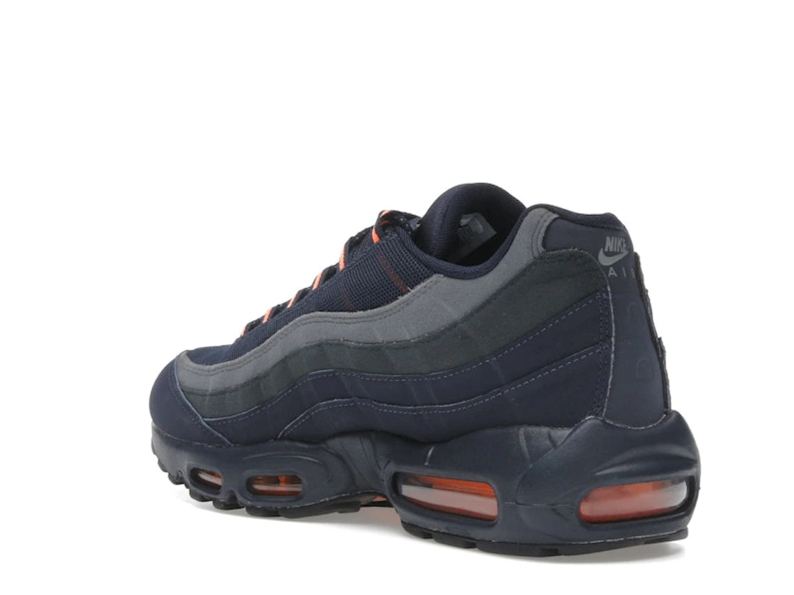 Nike Air Max 95 Logo Navy Orange - vue secondaire B