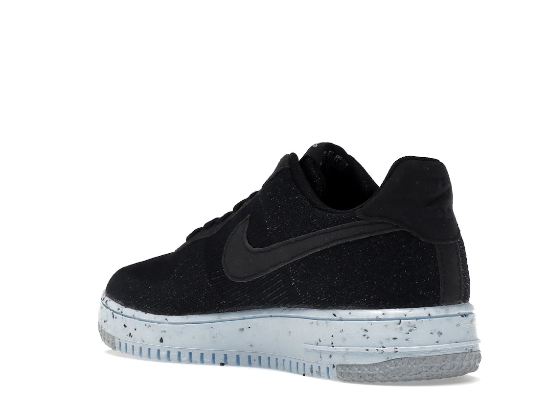 Nike Air Force 1 Low Crater Flyknit Black Chambray Blue - vue secondaire B