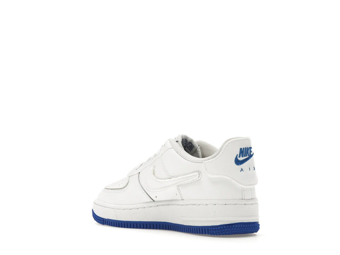 Nike Air Force 1/1 White Royal Blue (GS) - vue secondaire B