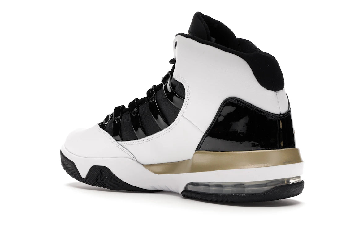 Jordan Max Aura White Metallic Gold Black - vue secondaire B