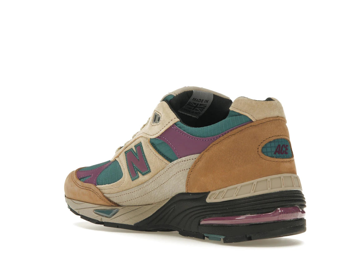 New Balance 991 MiUK Palace Teal - vue secondaire B