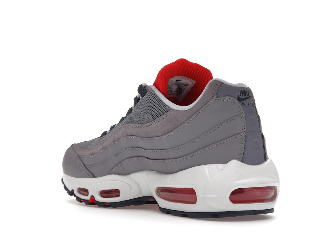 Nike Air Max 95 Grey Navy Crimson - vue secondaire B