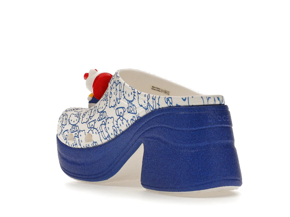 Crocs Siren Clog Hello Kitty 50th Anniversary Blue Glitter - vue secondaire B