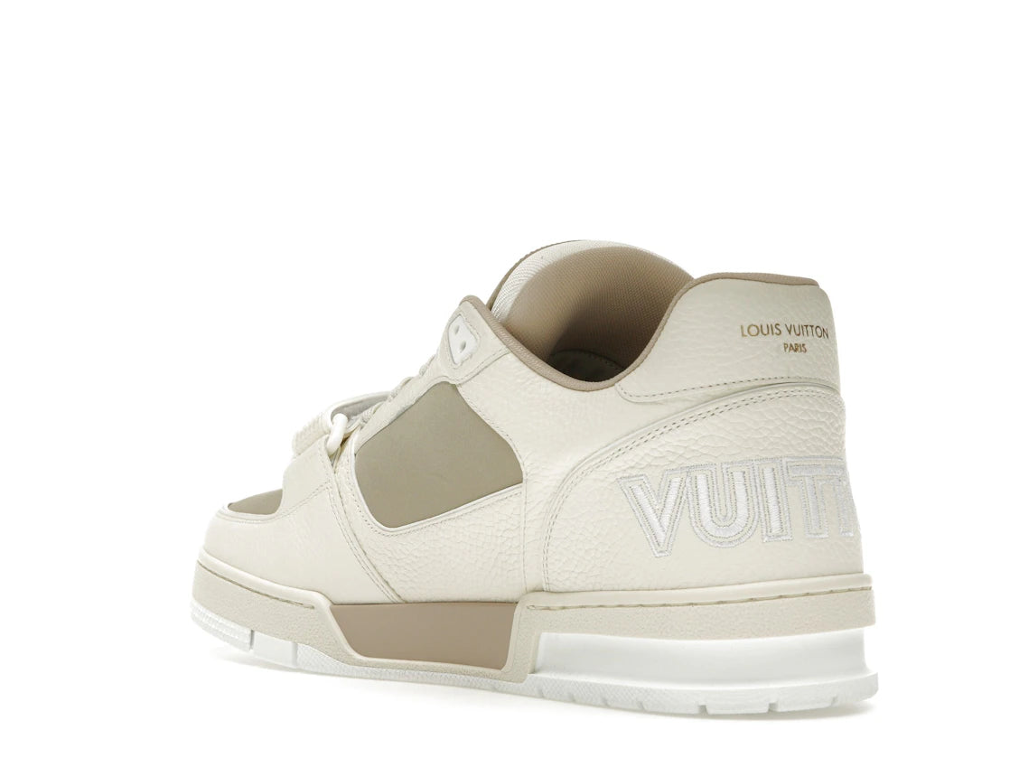 Louis Vuitton LV Trainer Monogram Flower Beige - vue secondaire B
