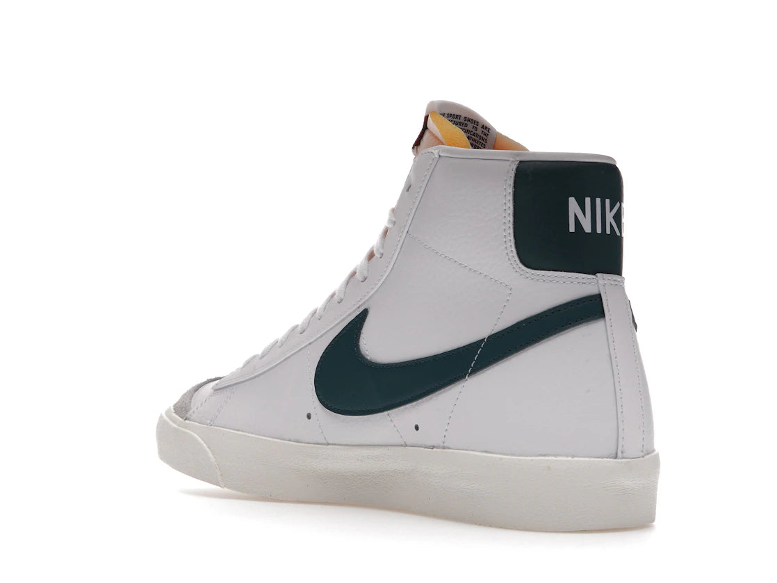 Nike Blazer Mid 77 Vintage White Dark Teal Green - vue secondaire B