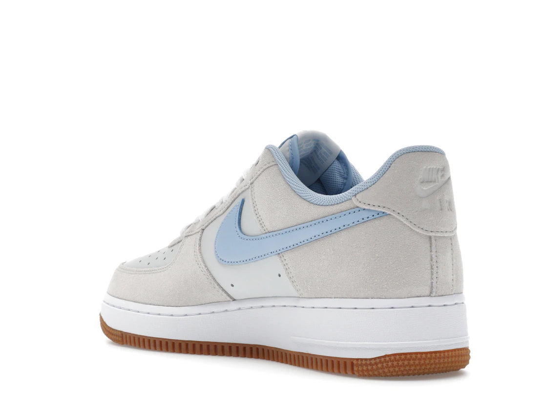 Nike Air Force 1 Low '07 LV8 Photon Dust White Gum Medium Brown Psychic Blue - vue secondaire B