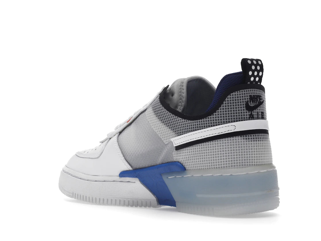 Nike Air Force 1 Low React Split White Photo Blue - vue secondaire B
