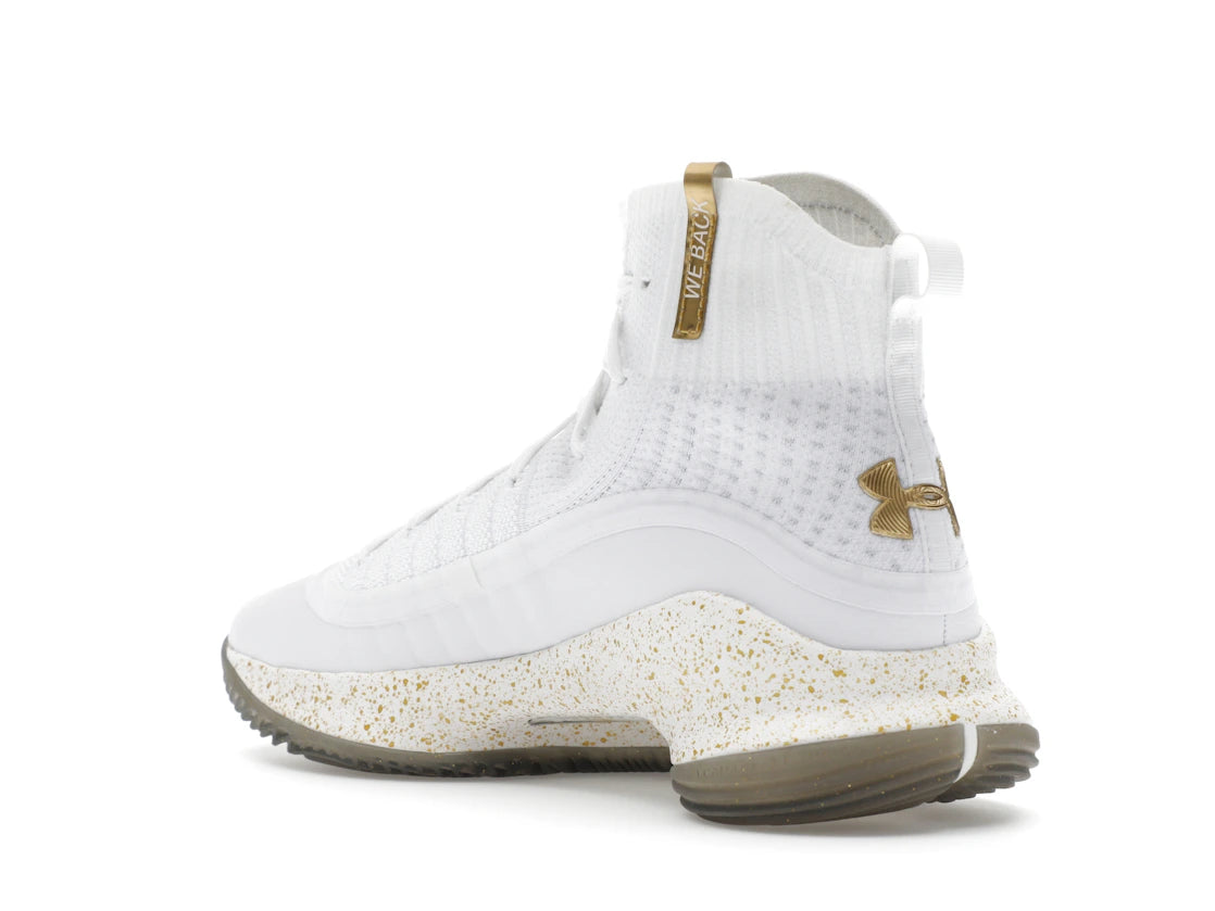 Under Armour Curry 4 Retro White Gold - vue secondaire B