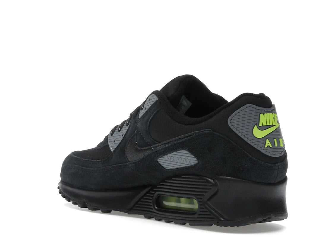 Nike Air Max 90 Black Volt Cool Grey - vue secondaire B