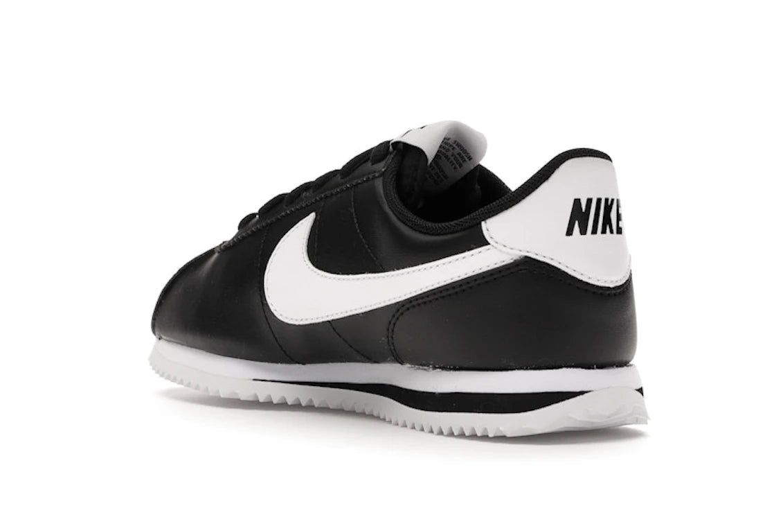 Nike Cortez Basic Leather Black White (GS) - vue secondaire B