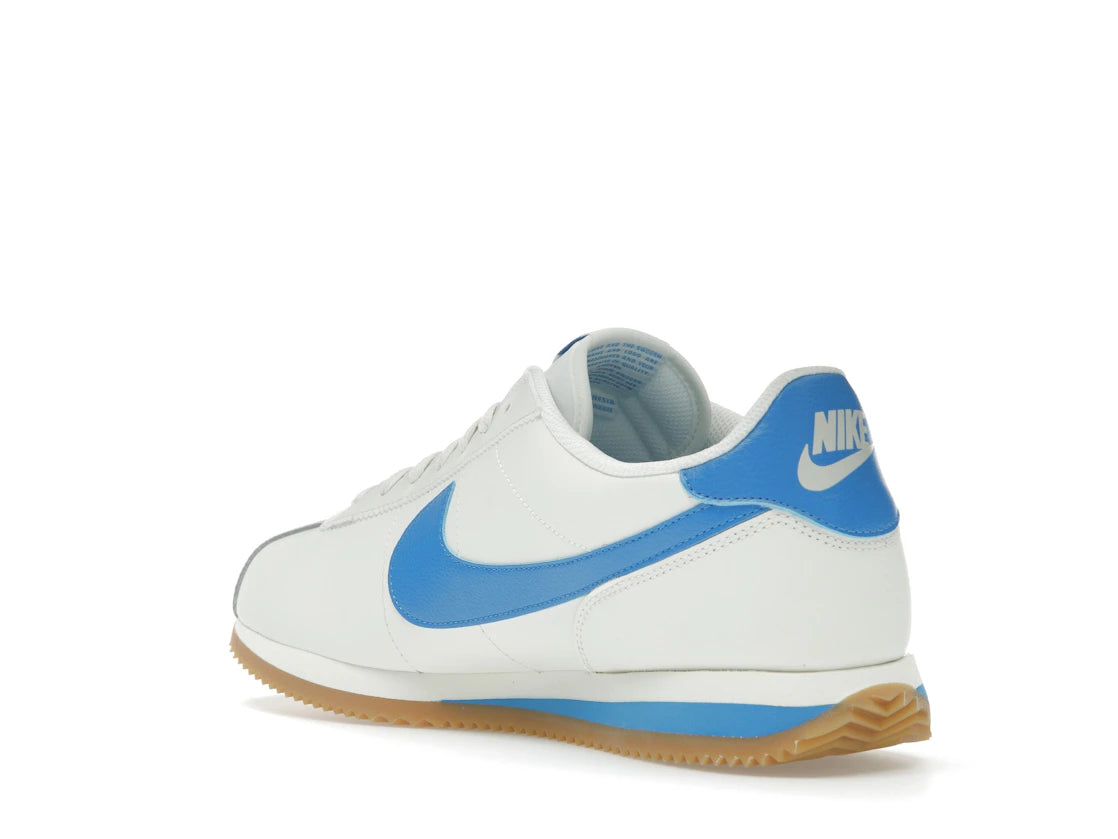 Nike Cortez Leather Sail Gum Yellow Light Photo Blue - vue secondaire B