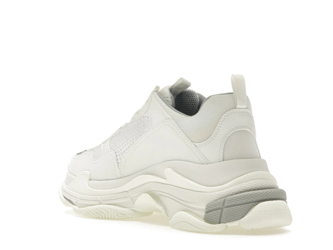 Balenciaga Triple S White Silver - vue secondaire B