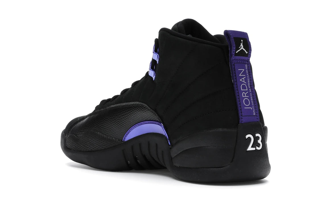 Jordan 12 Retro Black Dark Concord - vue secondaire B