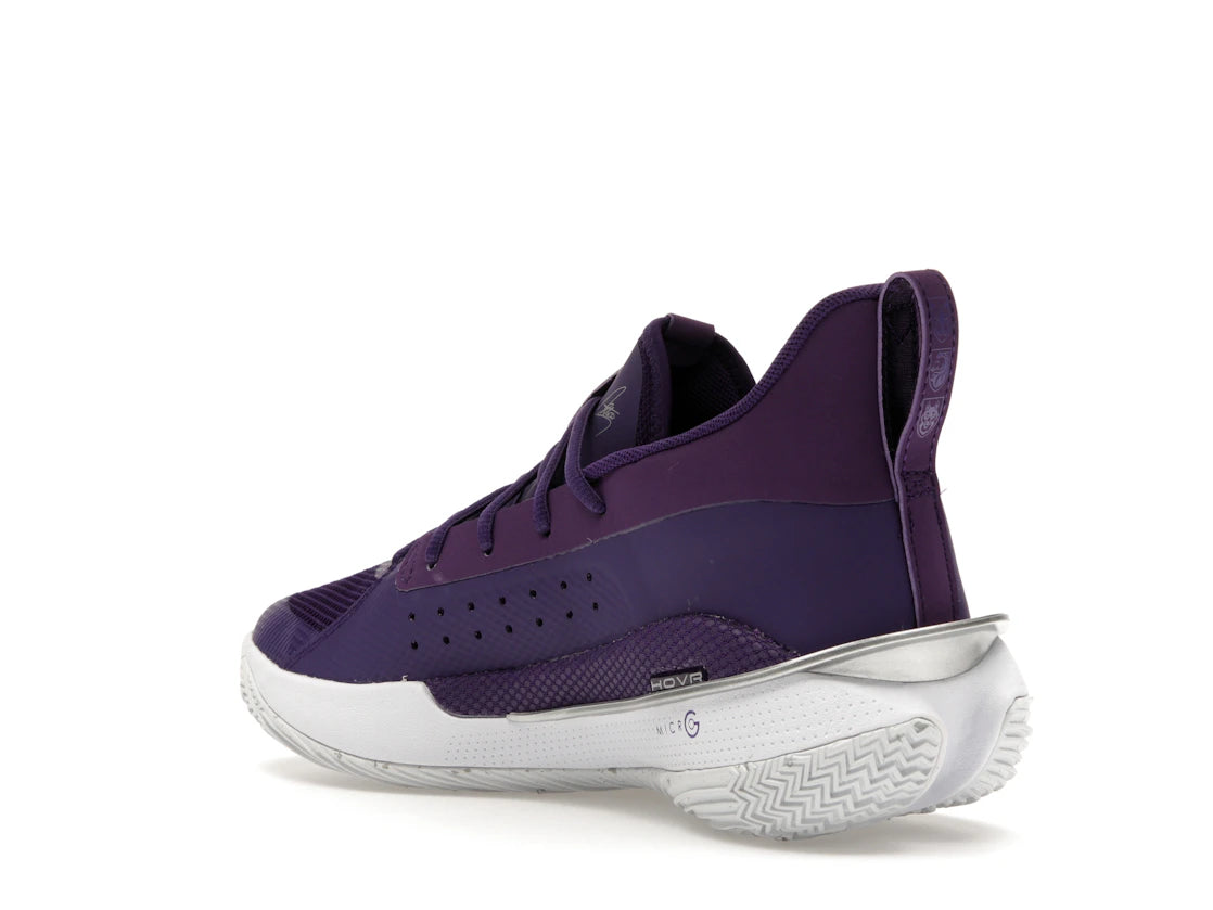 Under Armour Curry 7 Team Purple White - vue secondaire B