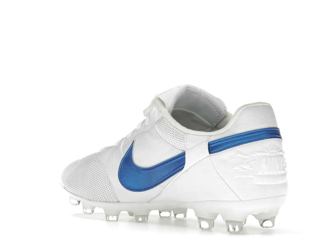 Nike Premier 3 FG White Signal Blue - vue secondaire B
