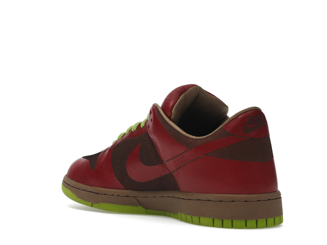 Nike Dunk Low 1-Piece Laser Varsity Red Chartreuse - vue secondaire B