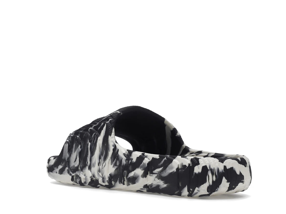 adidas Adilette 22 Slides Carbon Aluminum - vue secondaire B
