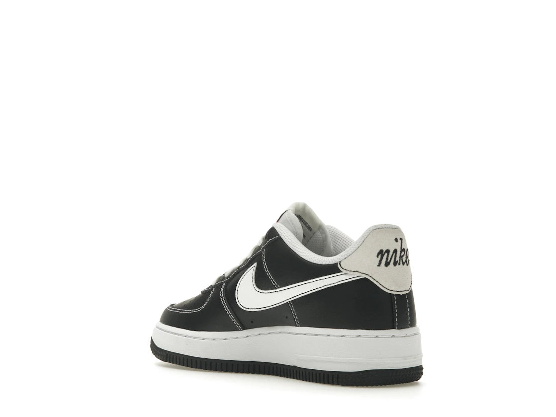 Nike Air Force 1 Low S50 Black White Black Sail (GS) - vue secondaire B