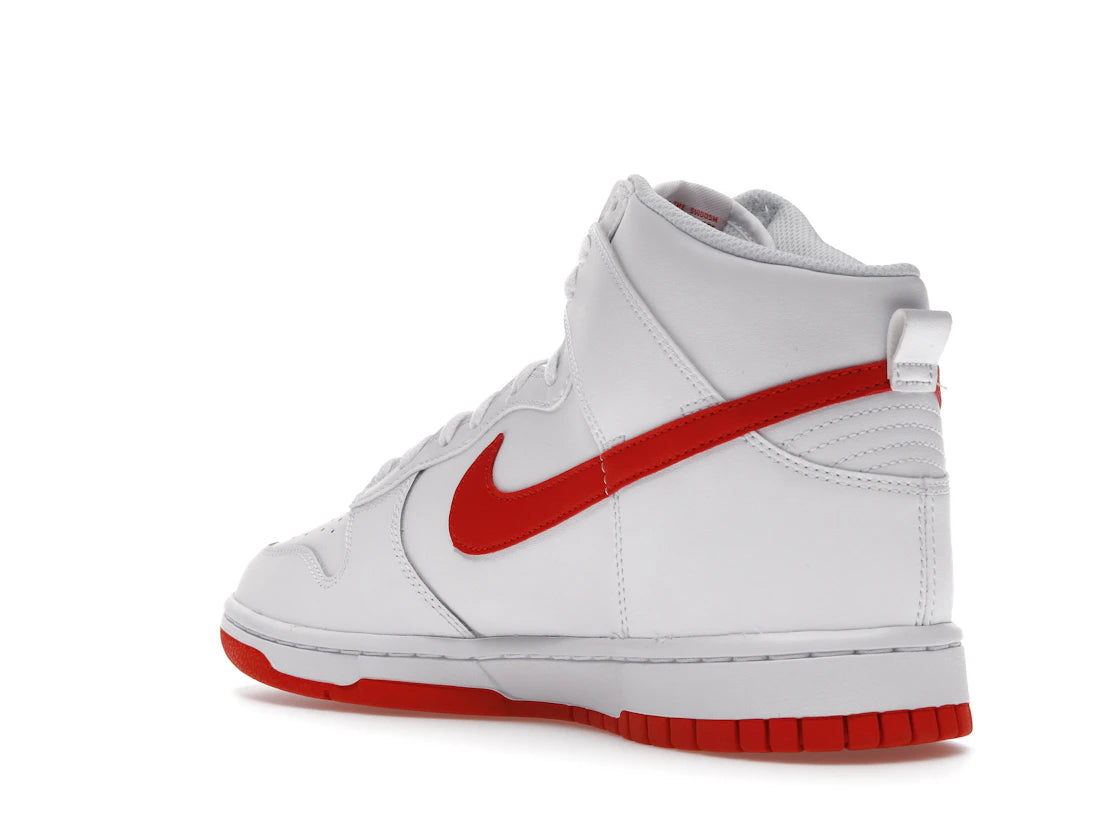 Nike Dunk High White Picante Red - vue secondaire B