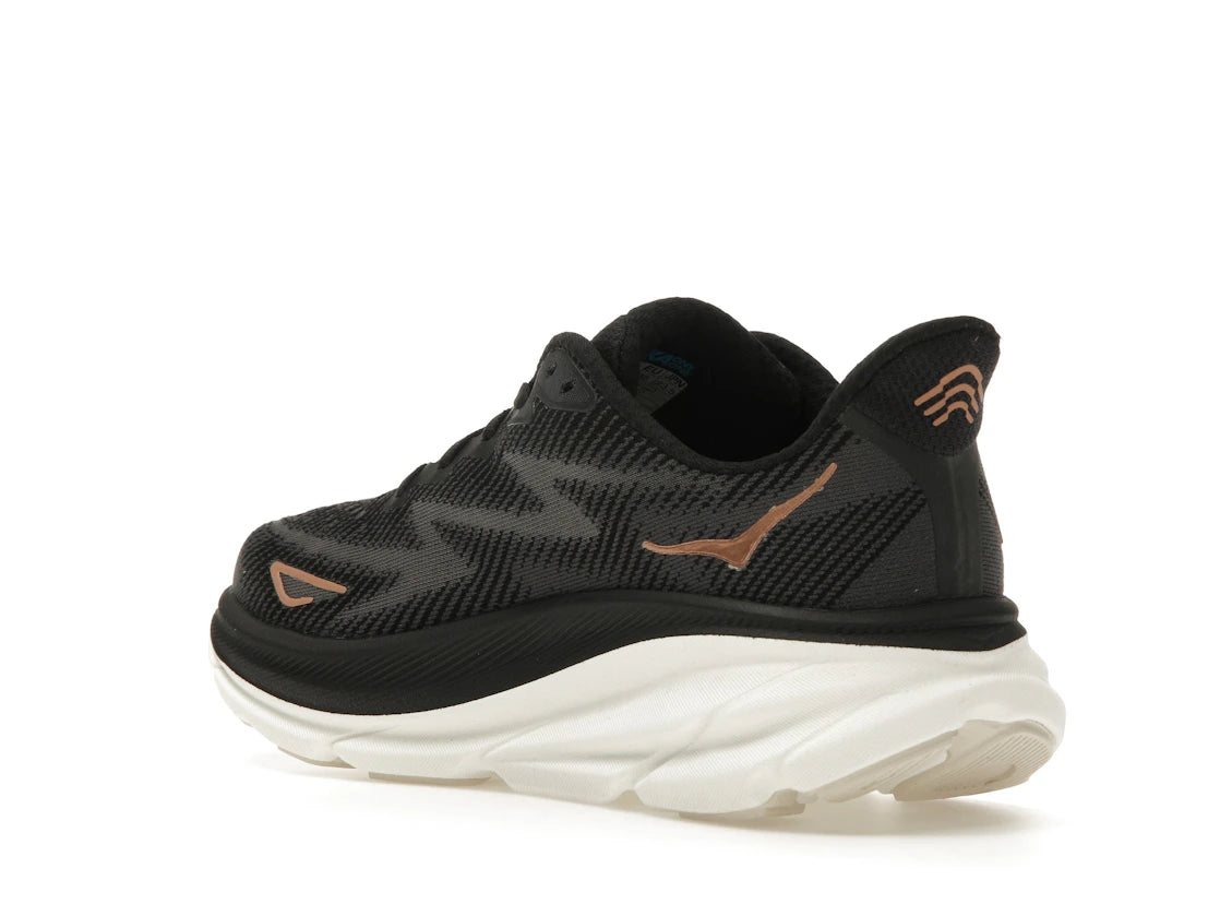 Hoka One One Clifton 9 Black Rose Gold (Women's) - vue secondaire B