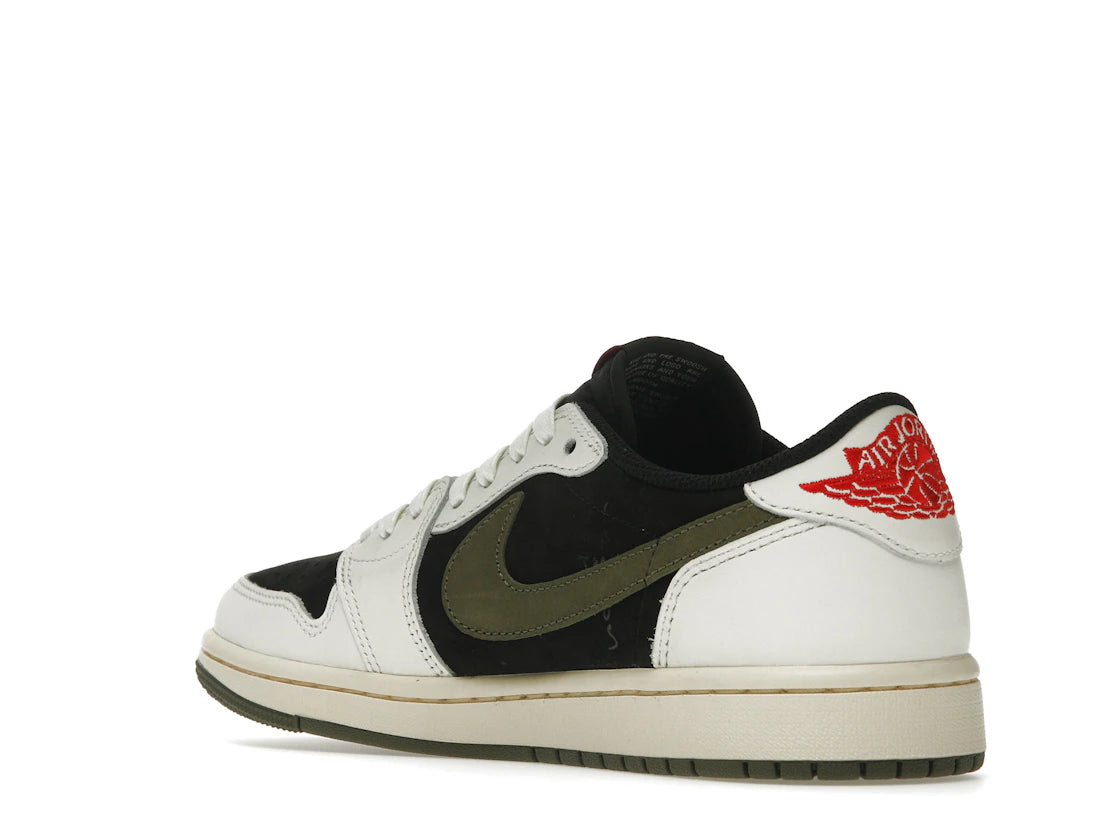 Jordan 1 Retro Low OG SP Travis Scott Olive (Women's) - vue secondaire B