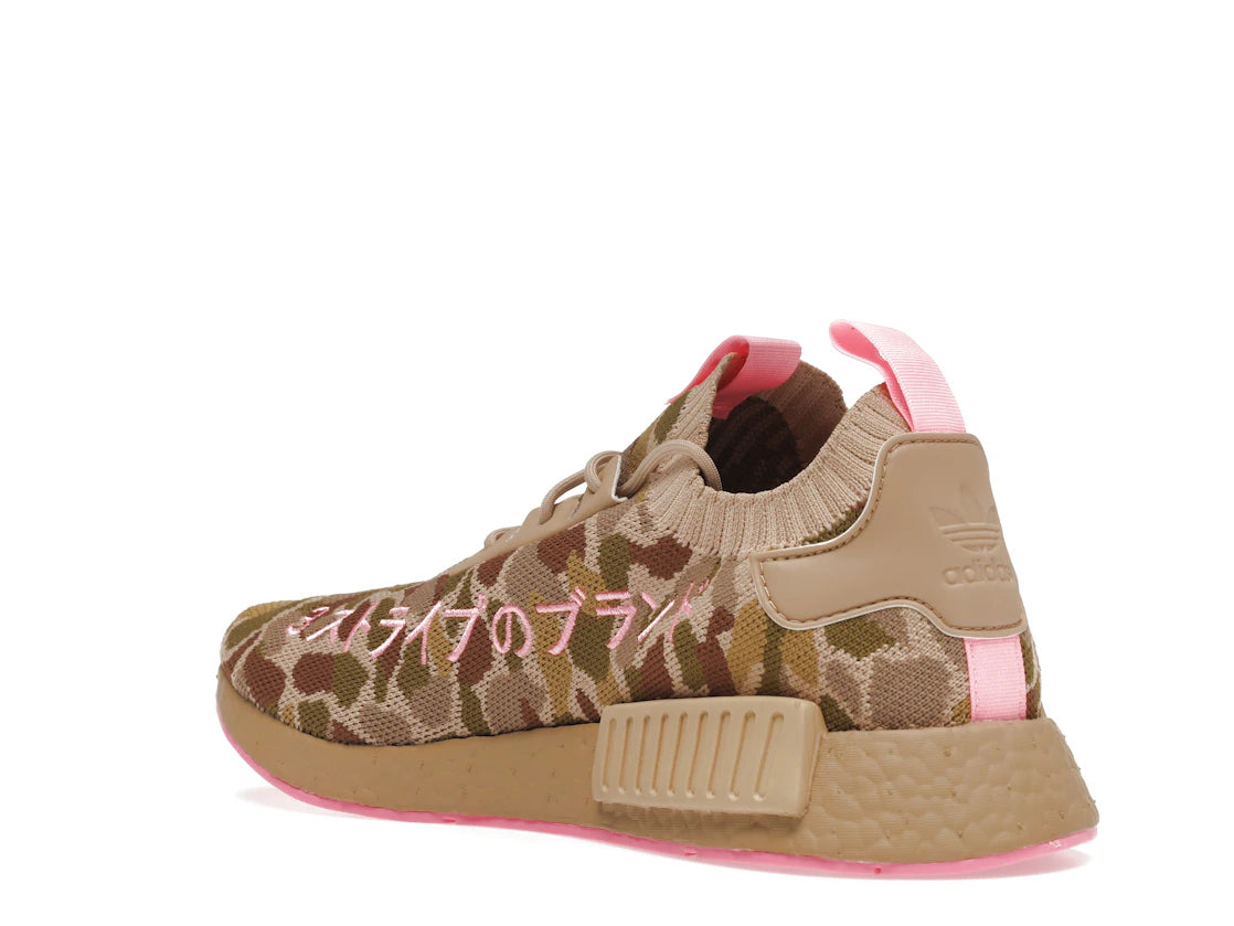 adidas NMD R1 Primeknit Duck Camo Pink - vue secondaire B