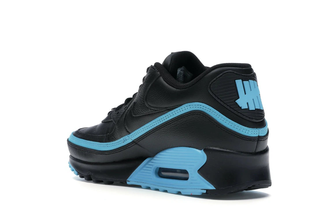 Nike Air Max 90 Undefeated Black Blue Fury - vue secondaire B