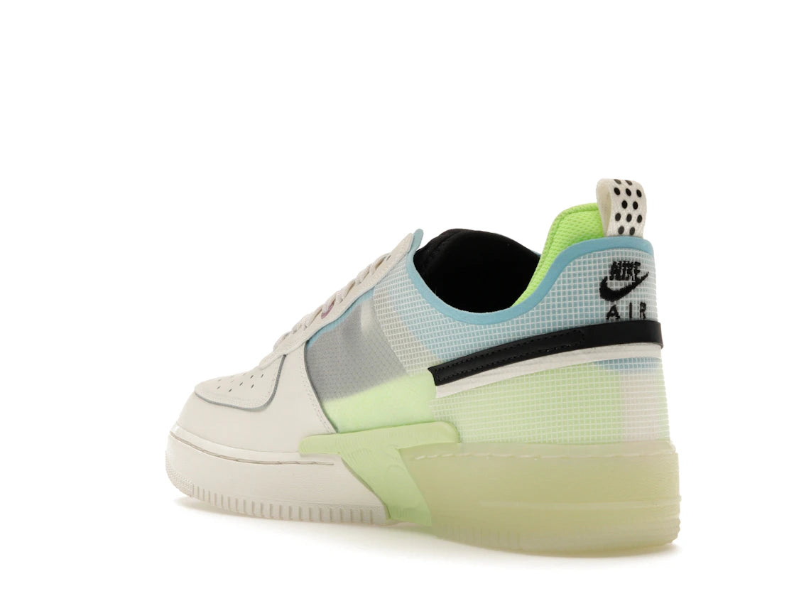 Nike Air Force 1 React Sail Barely Volt - vue secondaire B