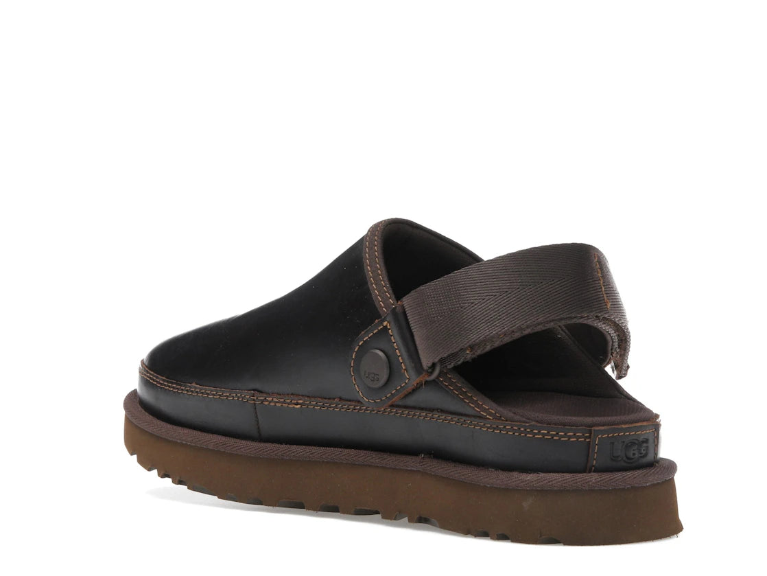 UGG Goldenstar Clog Leather Regen Ironwood (Women's) - vue secondaire B