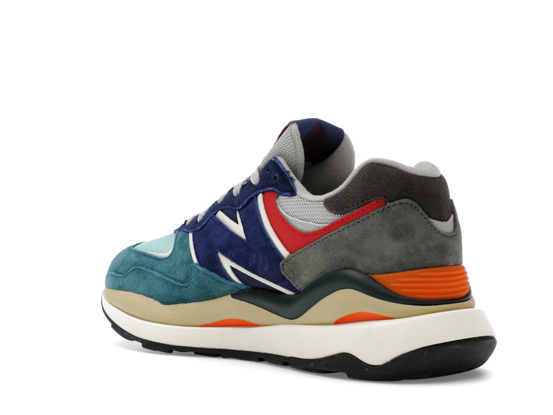 New Balance 57/40 Green Navy Orange Red - vue secondaire B