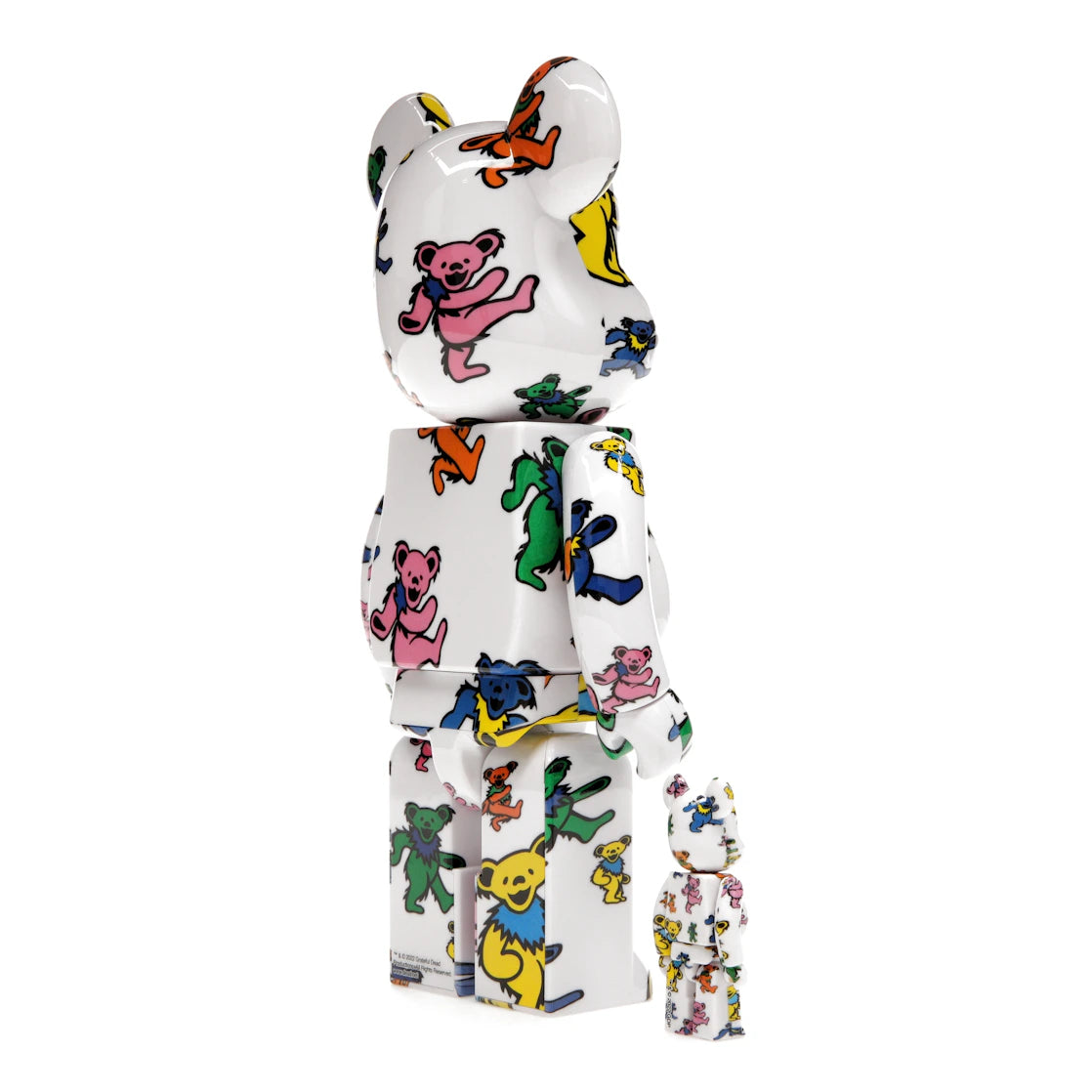 Bearbrick x Grateful Dead (Dancing Bear) 100% & 400% Set - vue secondaire B