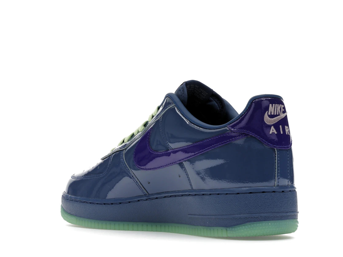 Nike Air Force 1 Low Patent Leather Mystic Navy Grape Ice - vue secondaire B