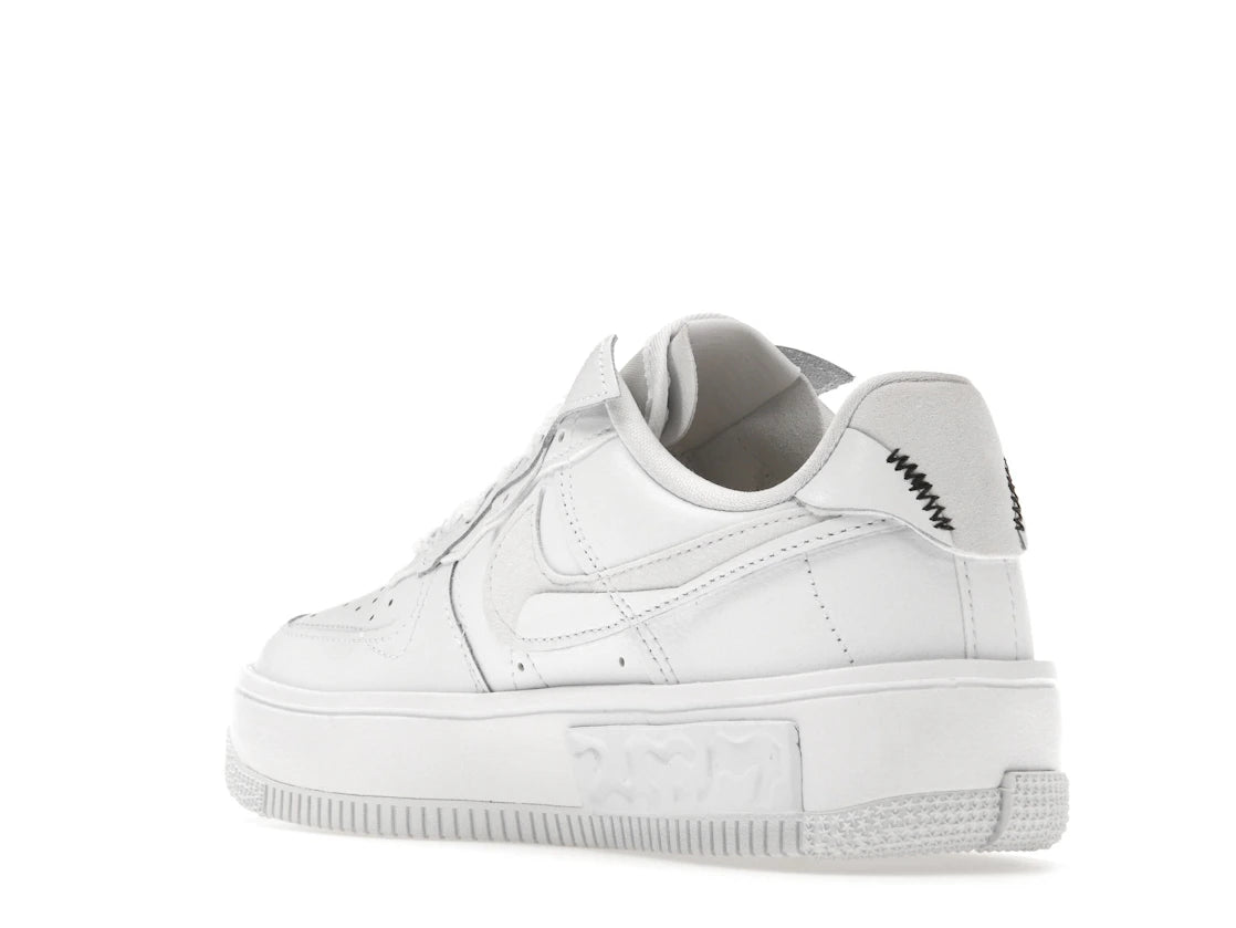 Nike Air Force 1 Low Fontanka Triple White Multi Color Swoosh (Women's) - vue secondaire B
