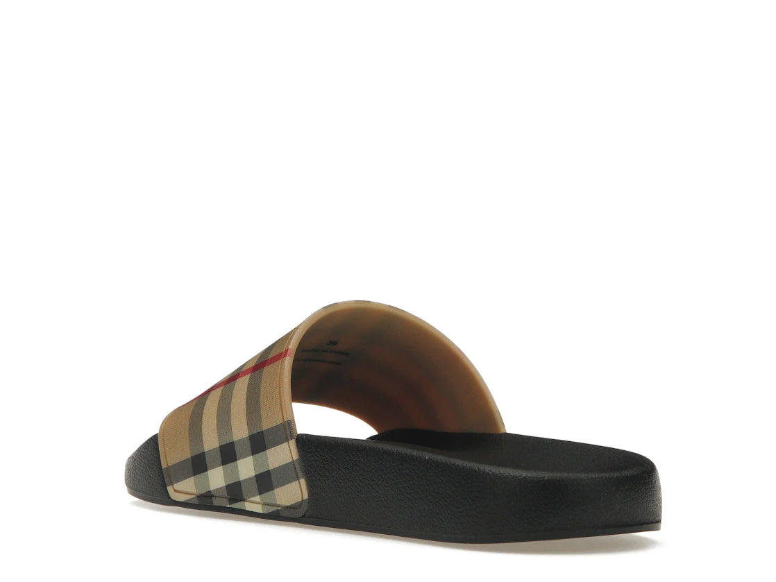 Burberry Slides Archiv Beige (Damen) - vue secondaire B