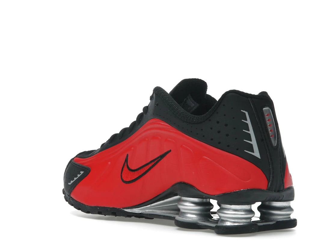Nike Shox R4 University Red Black Metallic Silver - vue secondaire B