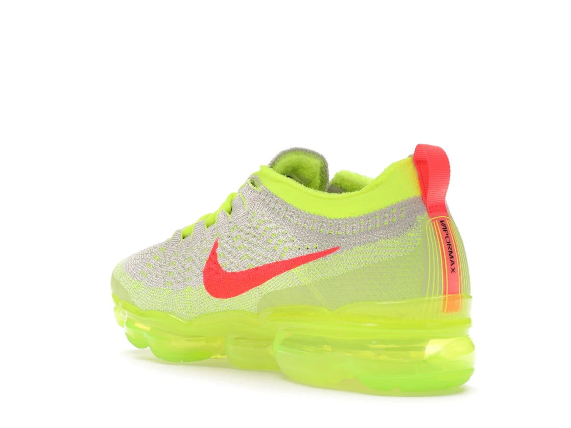 Nike Air Vapormax 2023 Flyknit Vast Grey Volt - vue secondaire B